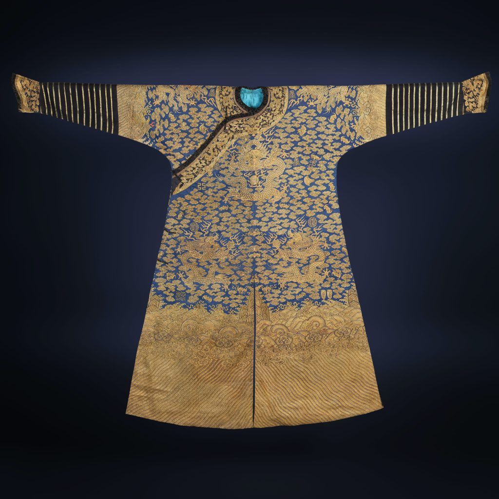 Rare imperial Chinese robe discovered in a cardboard box after a century