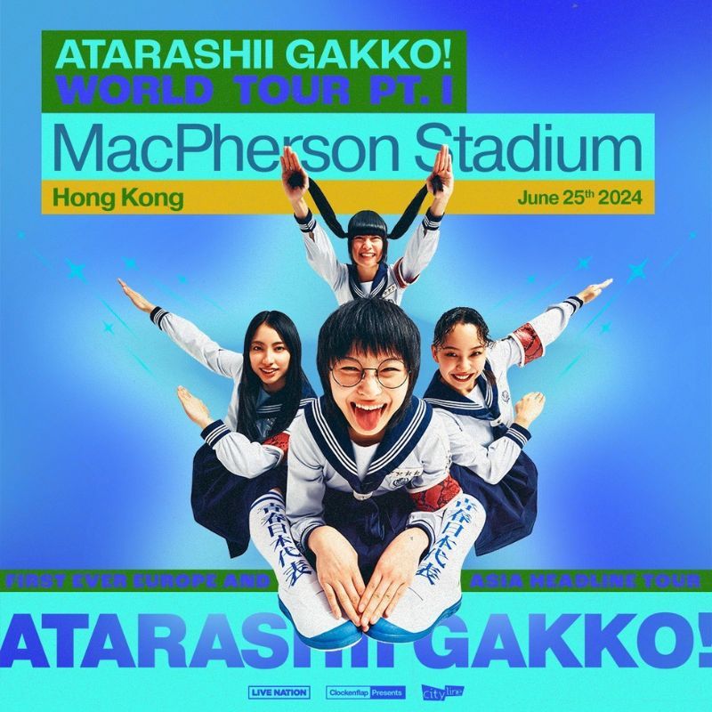 Atarashii Gakko! announces world tour with a stop in Hong Kong this June