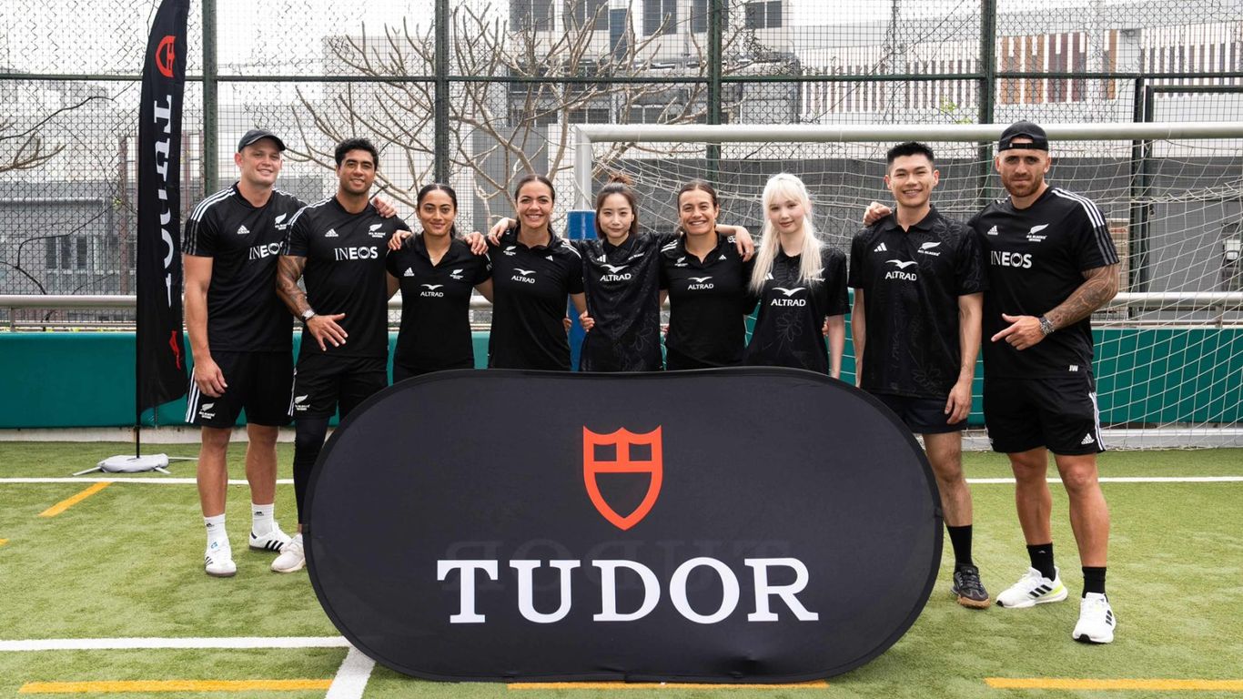 TUDOR and All Blacks Gear up for Hong Kong Sevens With Playful Clinic