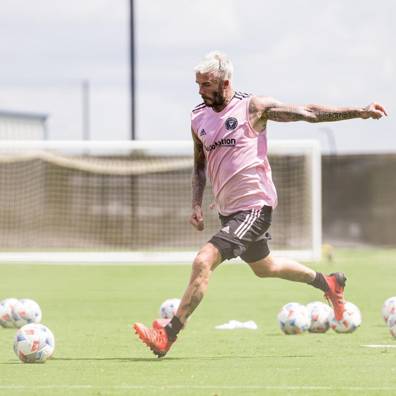 David Beckham workout