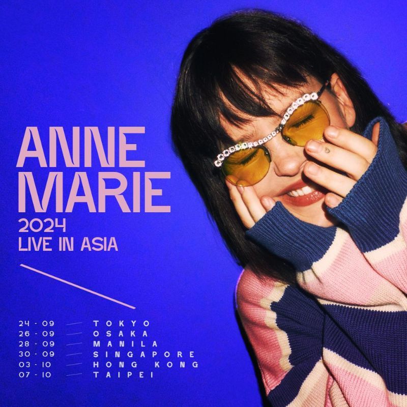 Anne-Marie is coming to Hong Kong this October as a part of her Asia tour