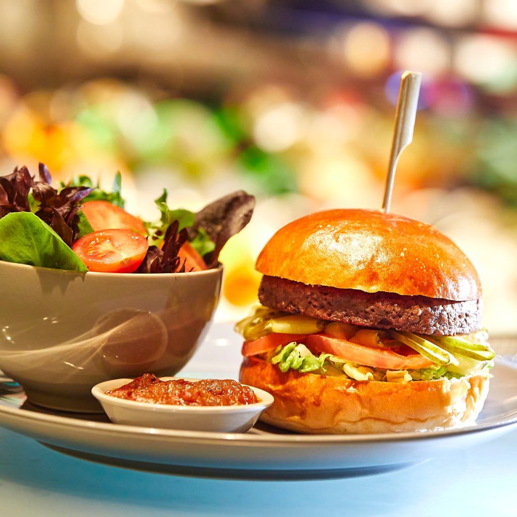Impossible Foods’ Indulgent Burger is available in Hong Kong for a limited time