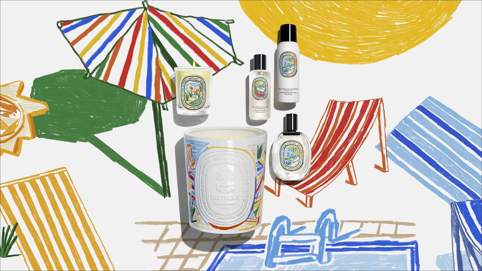 The Diptyque Summer Collection takes you on summer date with the Mediterranean