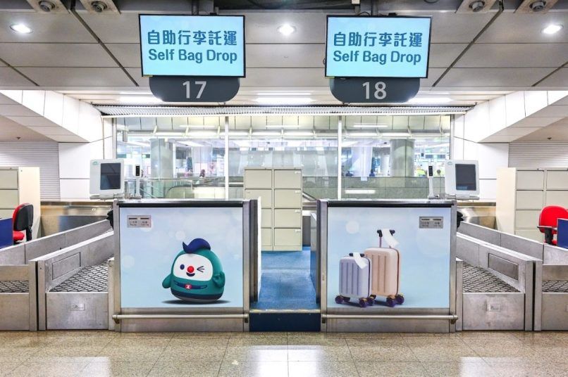 Kowloon MTR Station in-town check-in service
