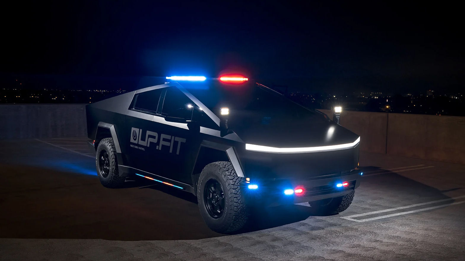 UP.FIT creates world’s first Tesla Cybertruck police vehicle