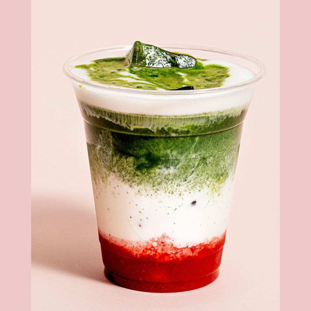 The most refreshing duo this summer is strawberry and matcha