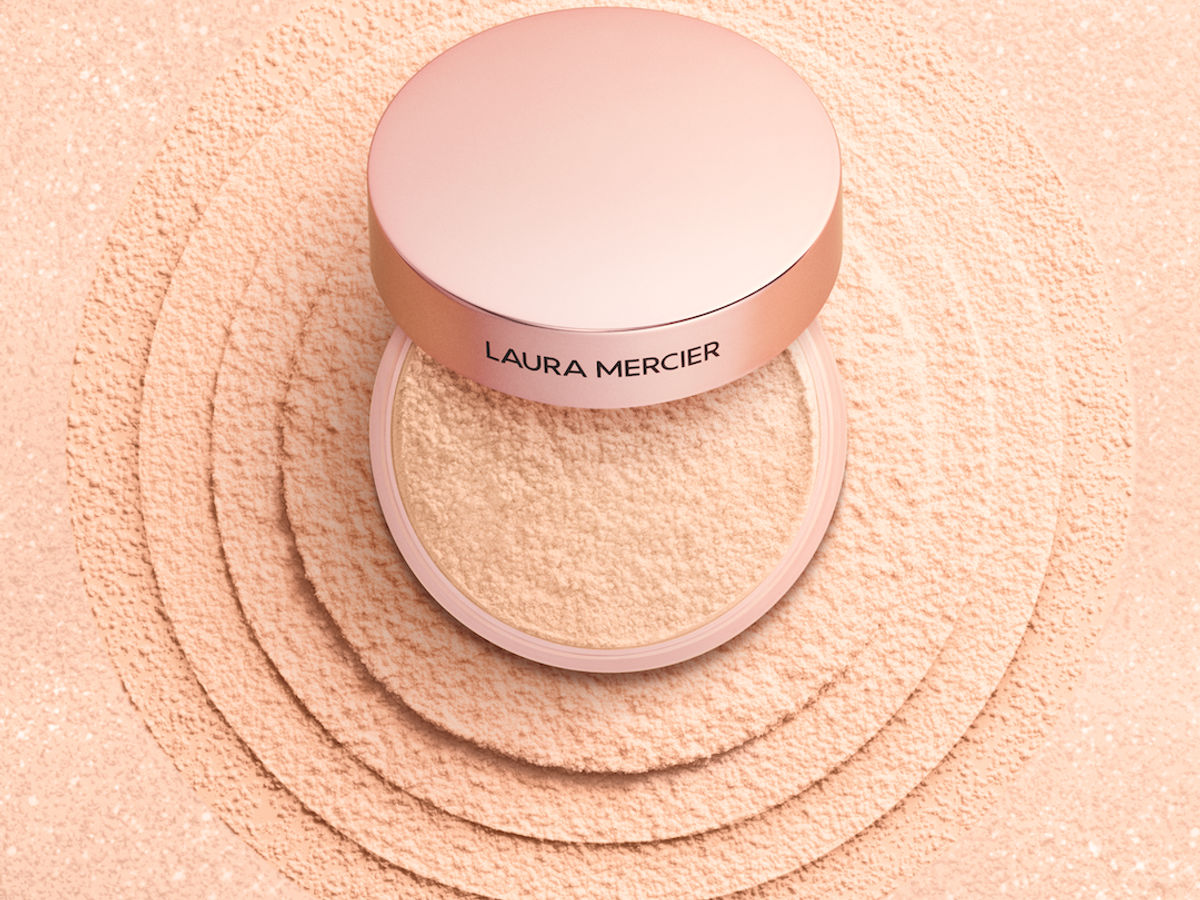 Tone up with Laura Mercer 's Translucent Loose Setting