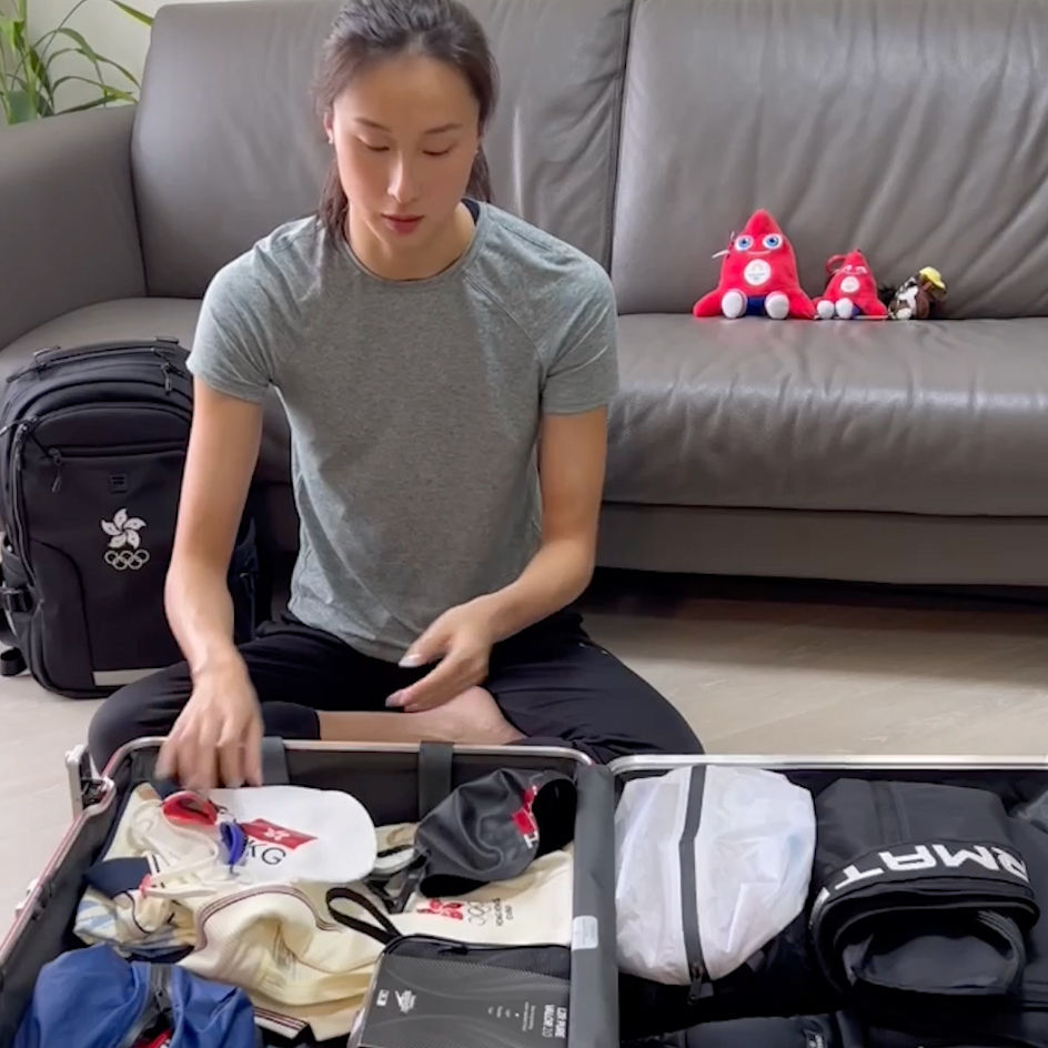 Team HK Olympic swimmer, Karen Tam, shows us what she packs for Paris 2024