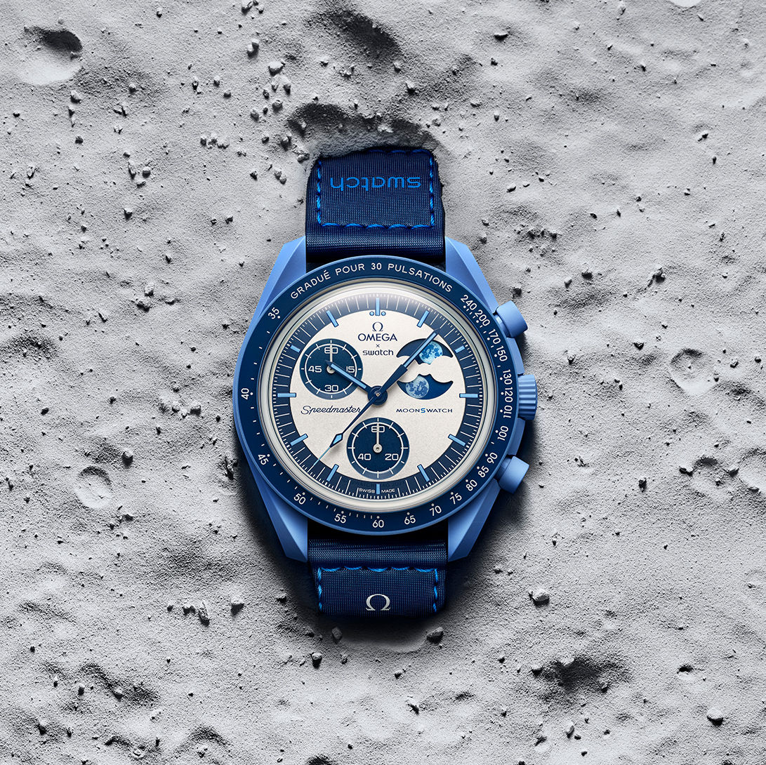 【新品・未使用品】MoonSwatch Super Blue Moonphase MoonSwatch MISSION TO THE SUPER BLUE MOONPHASE - Swatch Group