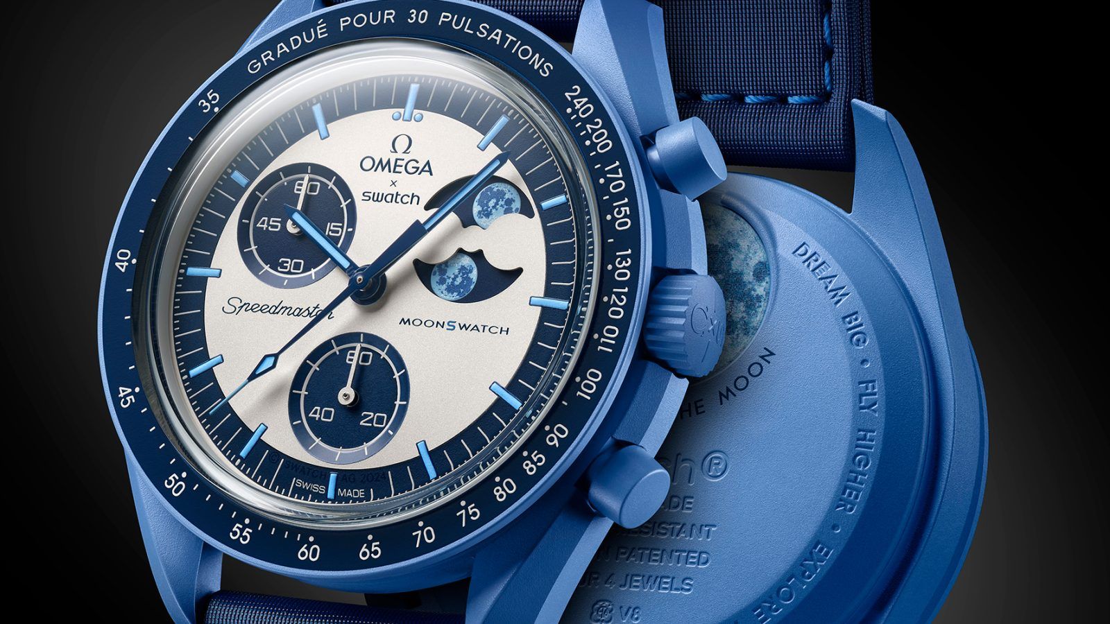 The MoonSwatch Super Blue celebrates the first supermoon of the year