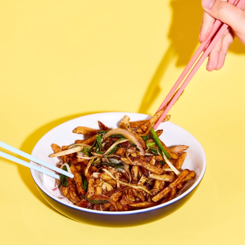 This Weekend: A Hong Kong stir-fry made with fries