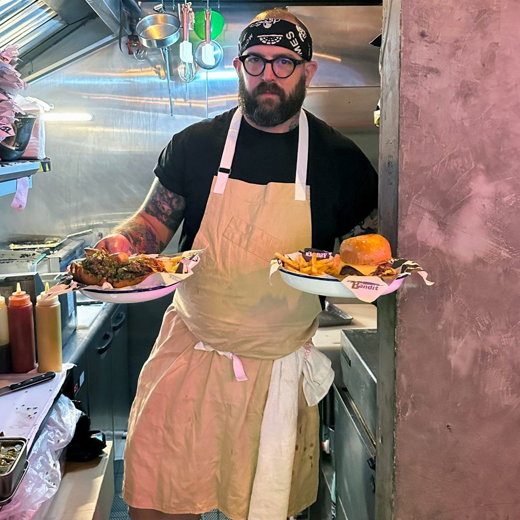 Chef Nathan Green is creating flavour bombs with Harley Boyz Burgers