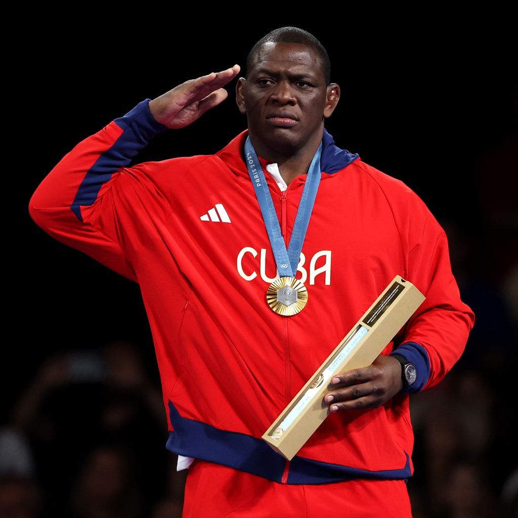 Cuba’s Mijain Lopez Nunez becomes first athlete to win five consecutive Olympic gold medals