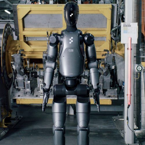 The Figure 02 is a humanoid robot with an AI brain