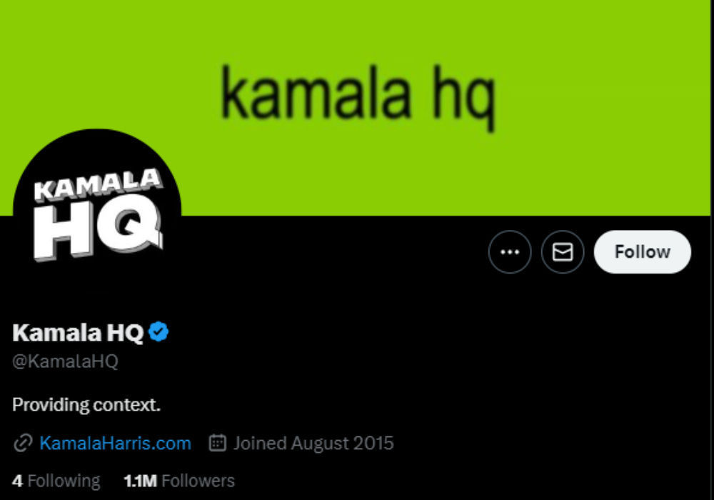 Brat neon green Kamala Harris