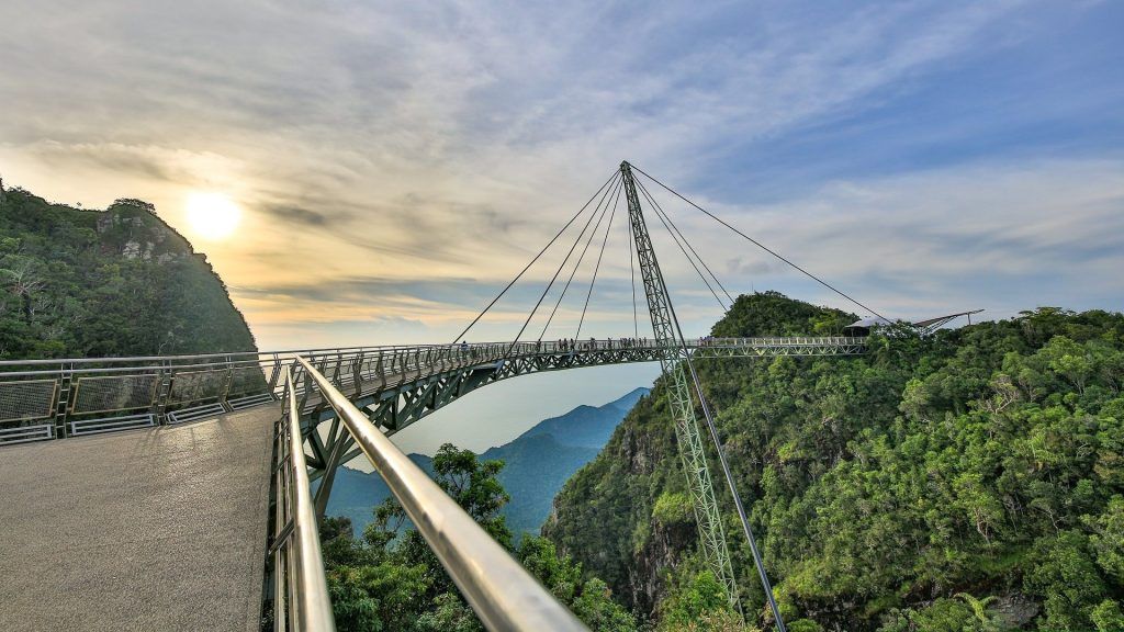 Walk across Langkawi’s thrilling Sky Bridge, soar above the rainforest