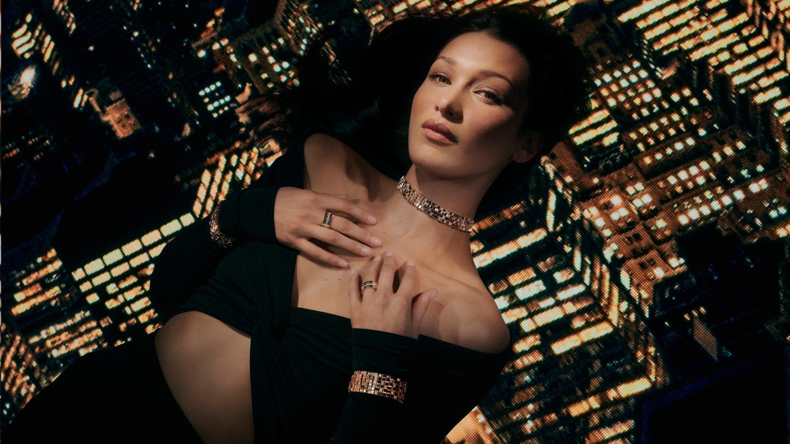 Bella Hadid debuts Chopard’s mesmerizing ‘Sculpted by Light’ Ice Cube Campaign