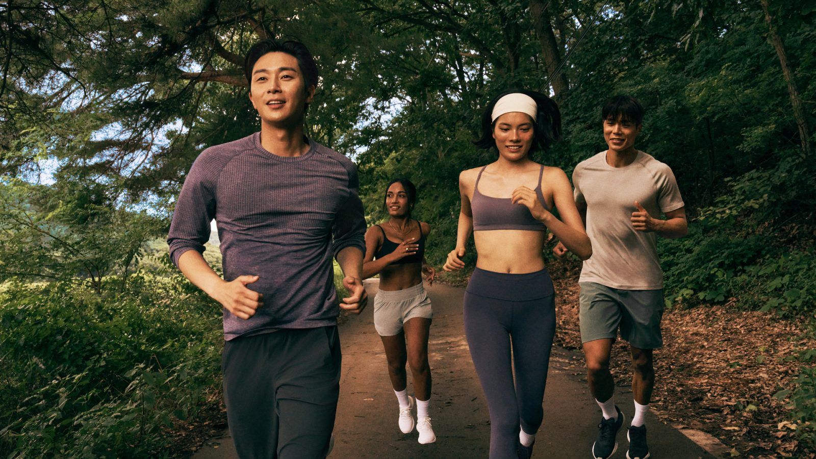 Catch Park Seo-jun, Amotti, and Leah Simmons in Lululemon’s “Together we grow” campaign