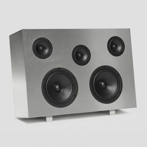 Nocs Design and Heliot Emil create stainless steel Monolith speaker