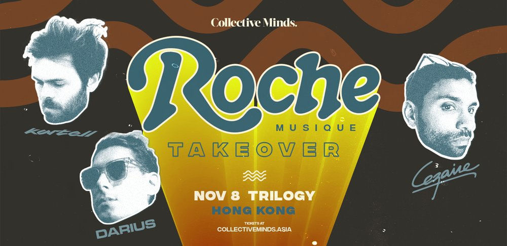 Roche Musique brings Darius, Kartell, and Cezaire to Trilogy, Hong Kong