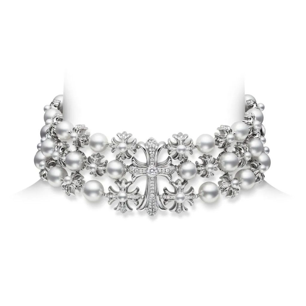 Mikimoto and Chrome Hearts debut rebelliously elegant collection