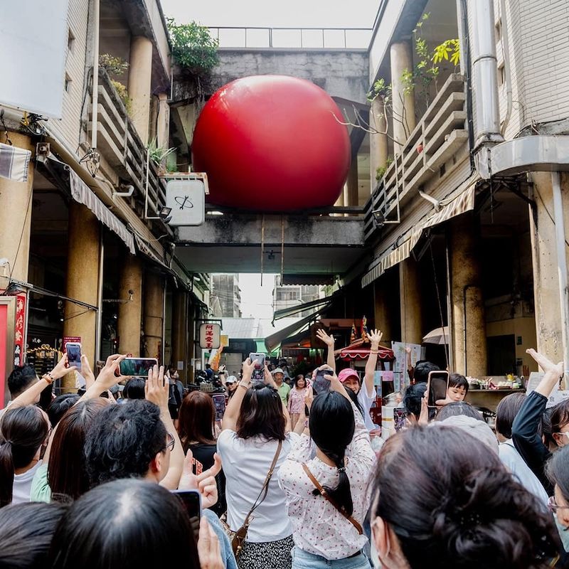 Public art installation RedBall is bouncing to Hong Kong this December