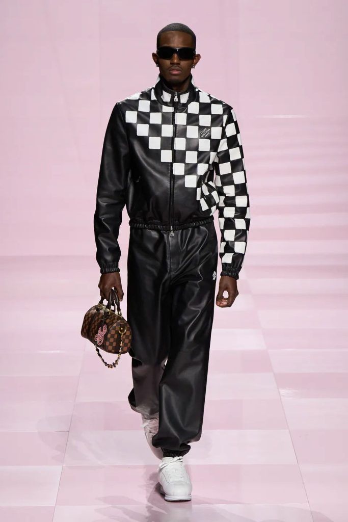 Louis Vuitton x NIGO FW25 チェック柄トラウザーズ xl Louis Vuitton FW25 Show: Nigo Knows and Pharrell Knows Too