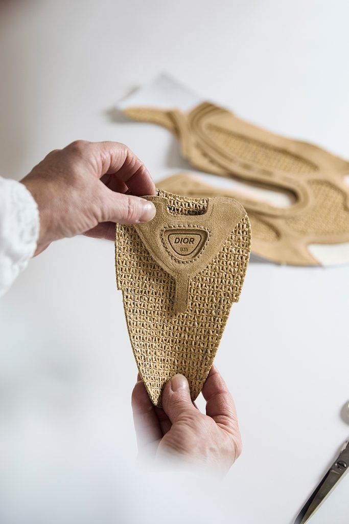 Take A Look at the Savoir-Faire of the Raffia DIOR B35 NXXT Sneakers