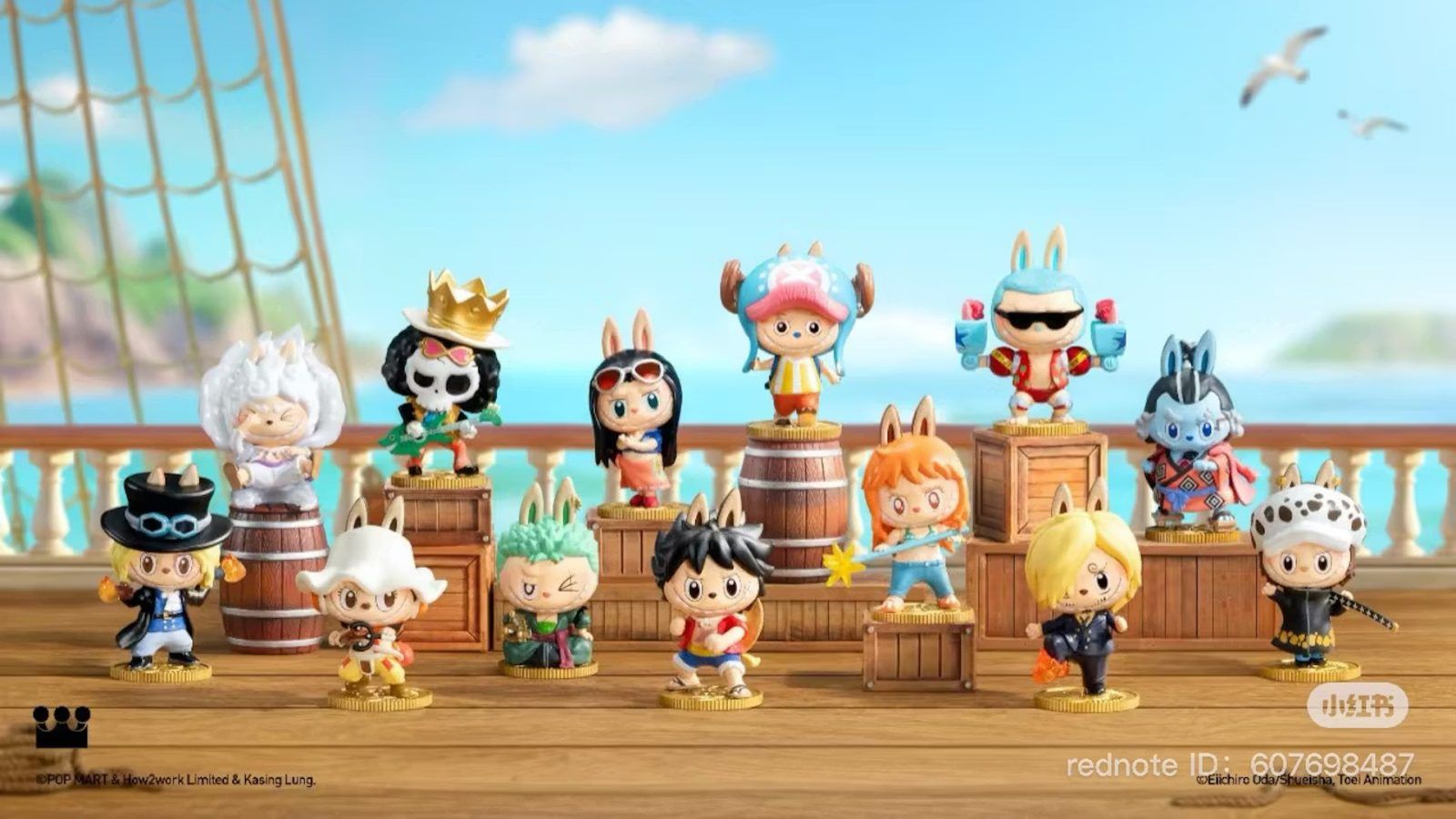 The Labubu and The Monsters x 'One Piece' collaboration is real