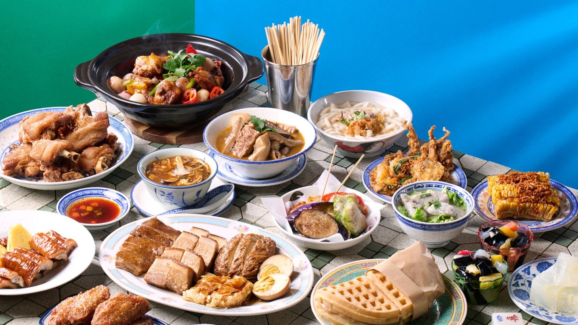 Шведский стол в отеле в Гонконге в 2025 году