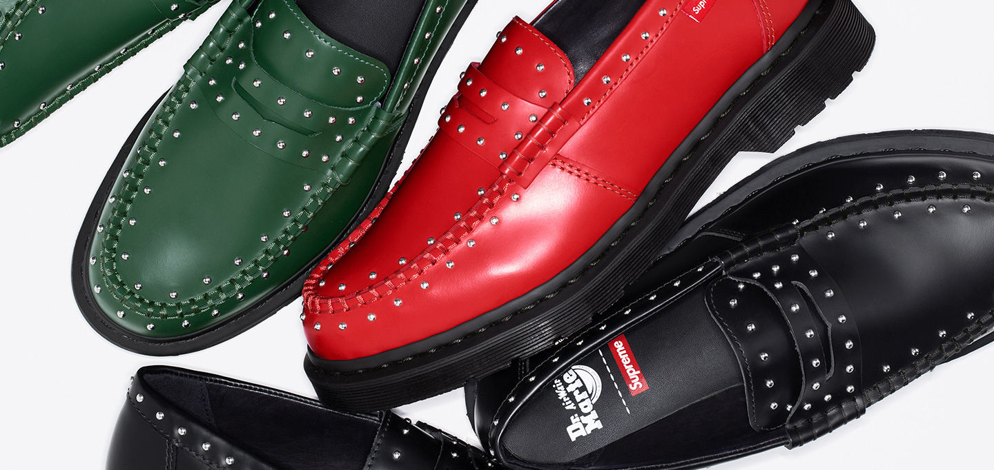 Dr. Martens Returns With Supreme for Studded Penton Loafer