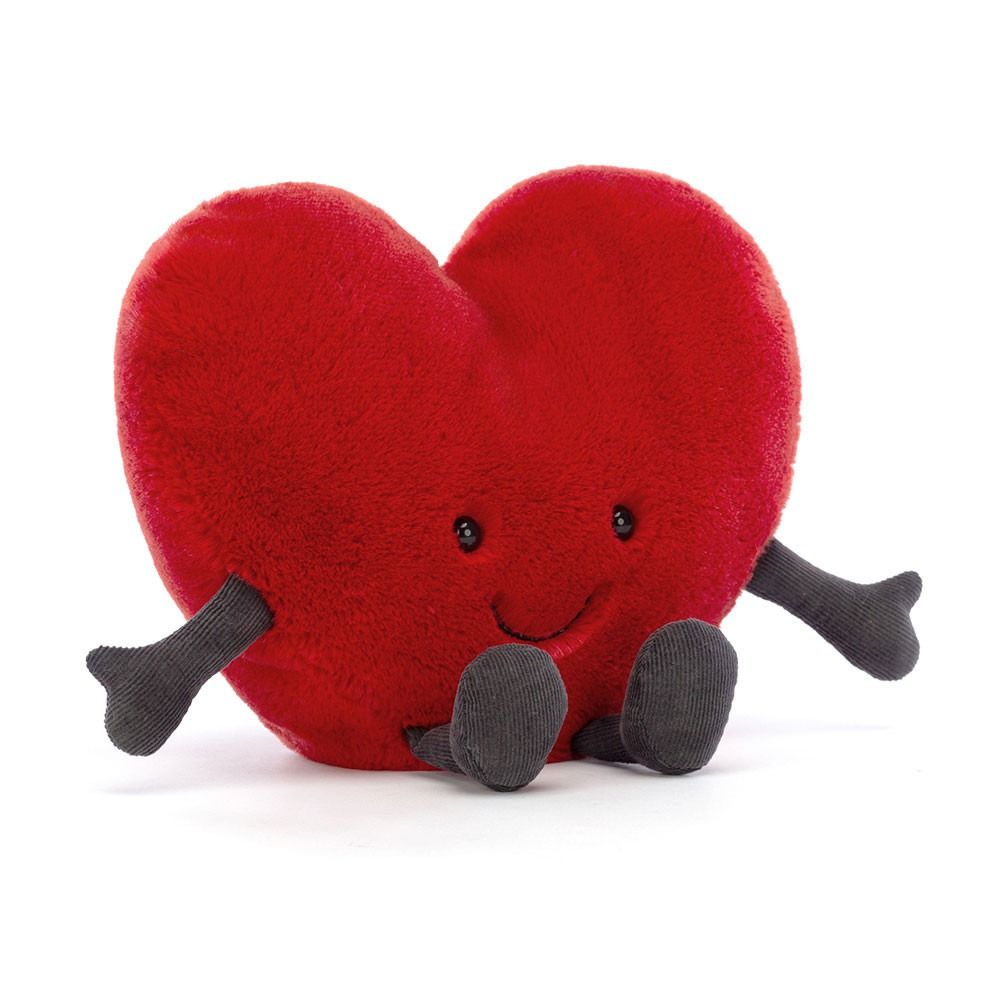 Красное сердце Jellycat