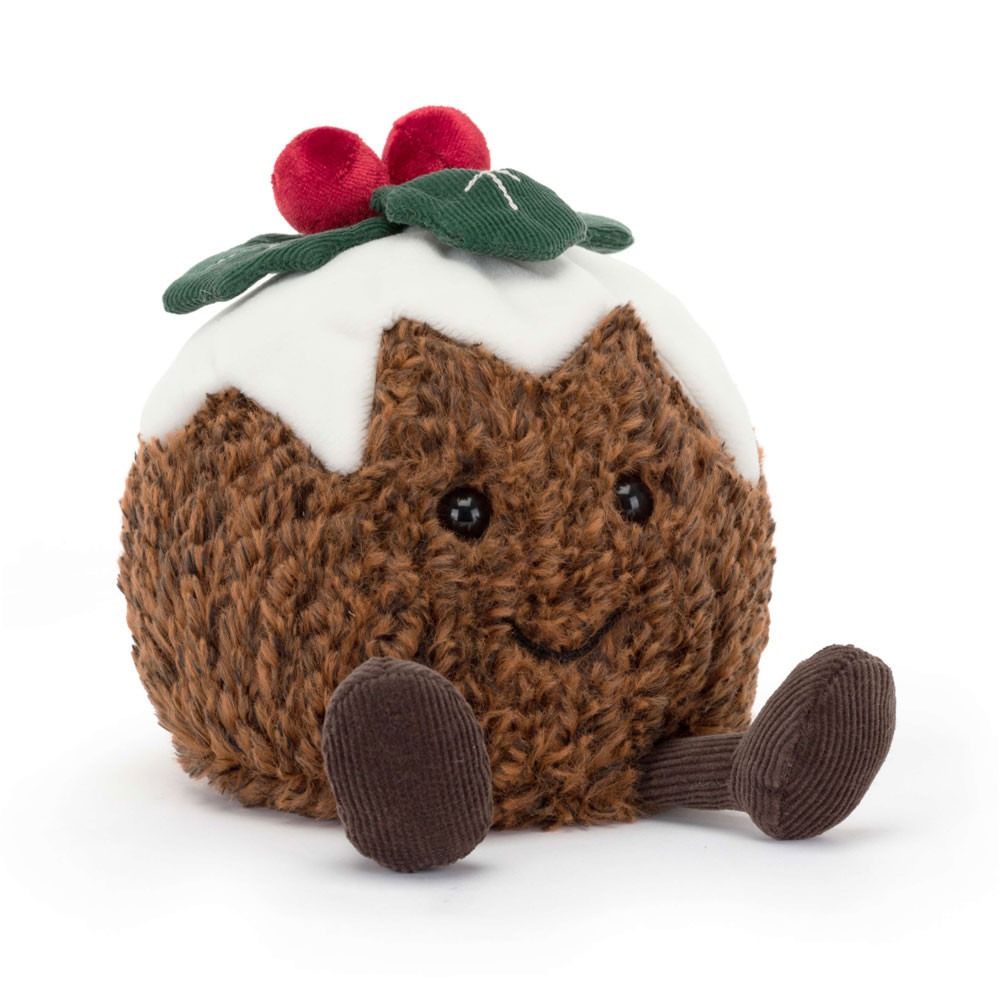 рождественский пудинг jellycat