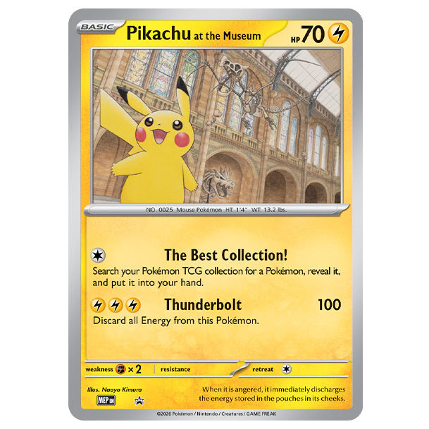 The Natural History Museum Pikachu Promo Has Been Revealed