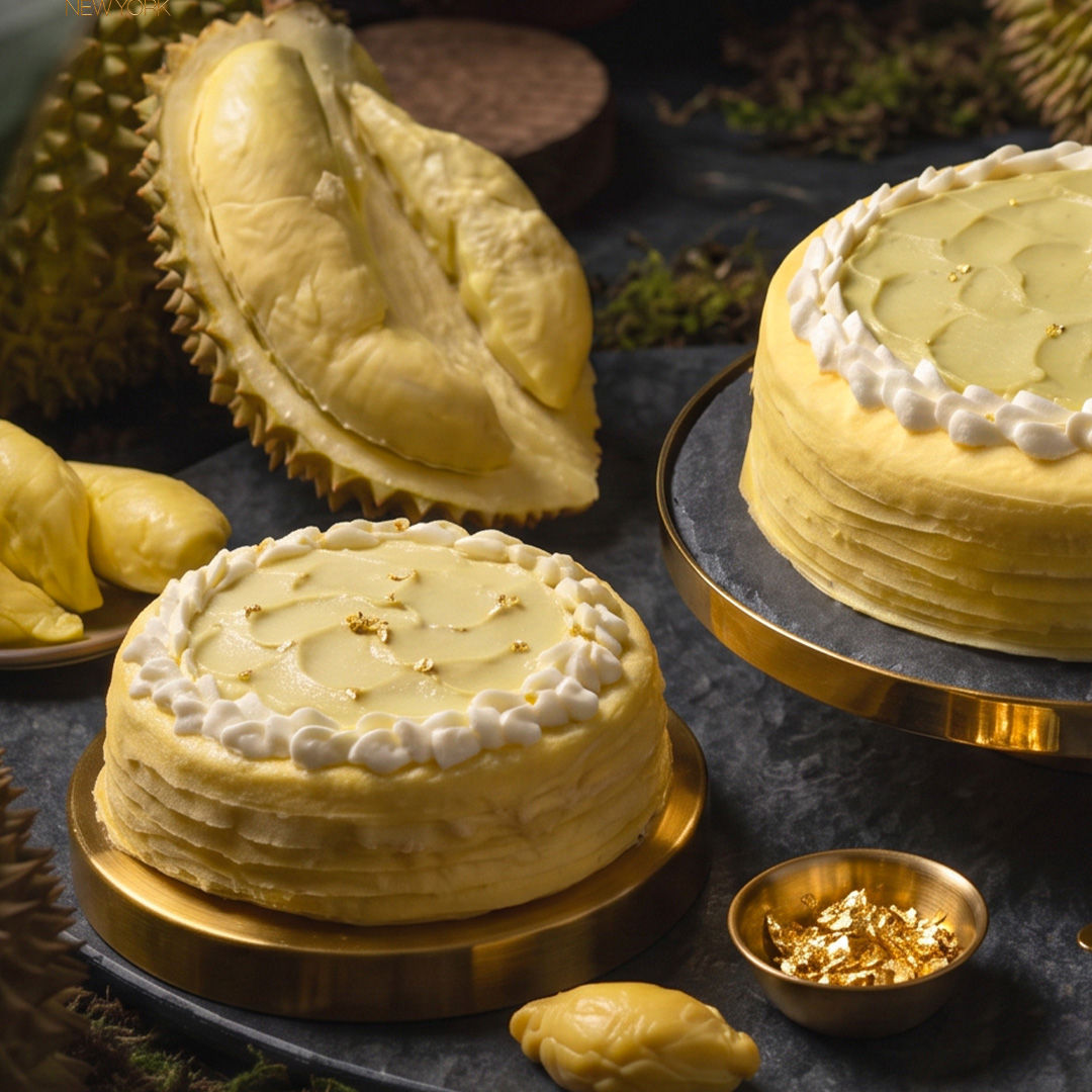 Lady M is about to drop twenty layers of Musang King Durian goodness