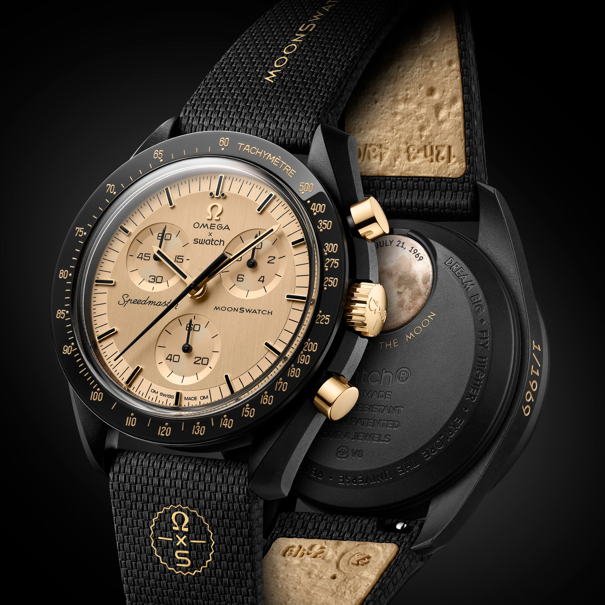 Swatch celebrates Apollo 11 Moon Landing with Gold MoonSwatch