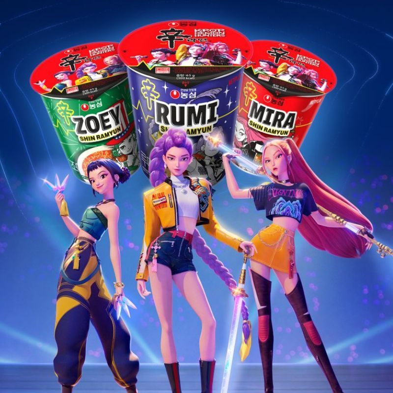 Where can fans buy the KPop Demon Hunters Nongshim ramen?
