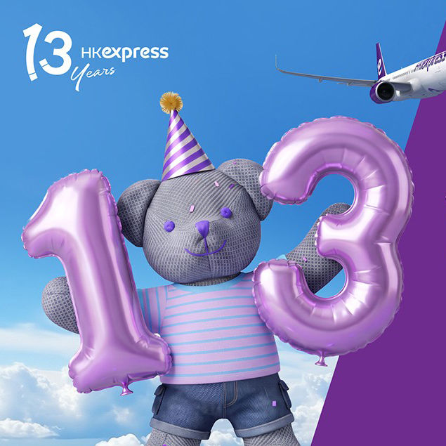 HK Express celebrates 13th anniversary with fares starting at HK$13