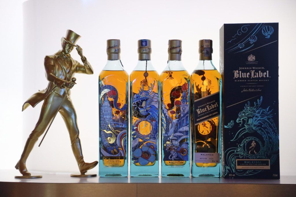 Johnnie Walker Blue Label gets a Penang design by illustrator Shan Jiang