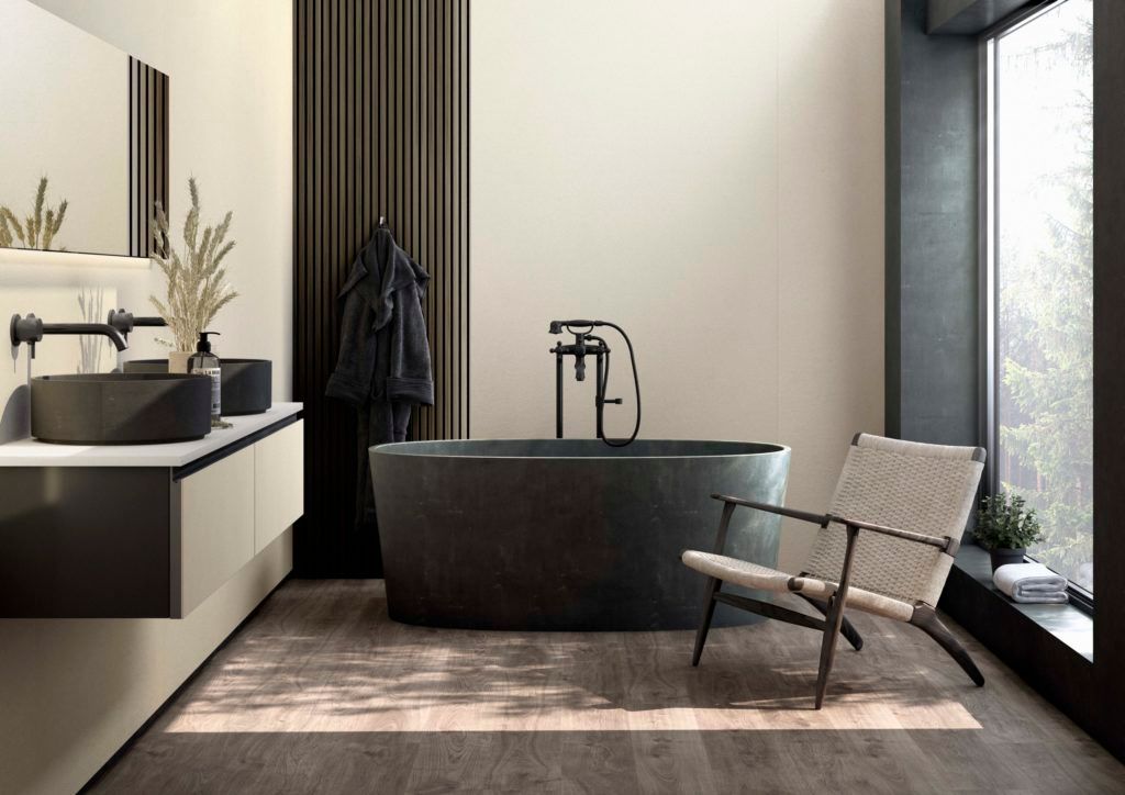 How to decorate your bathroom in fifty shades of grey and white