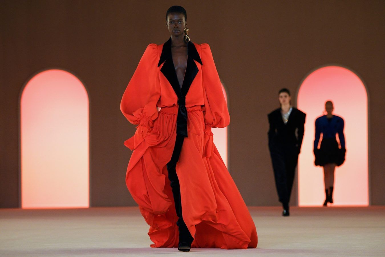 Red alert: how vibrant red shades took over Fashion Month this year