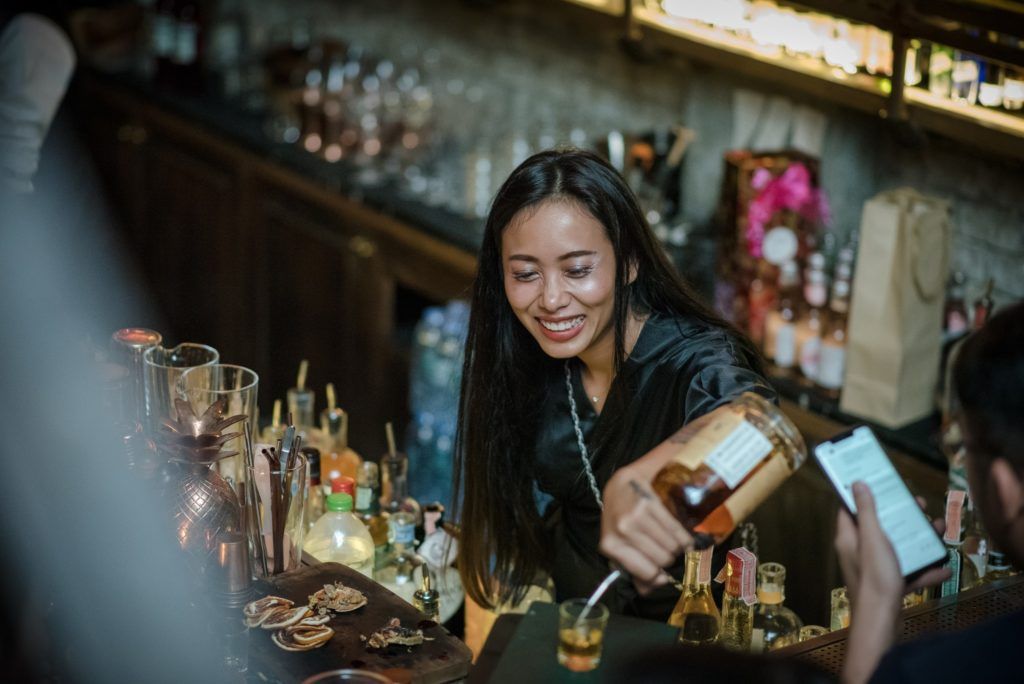 Female Bartenders in Bangkok