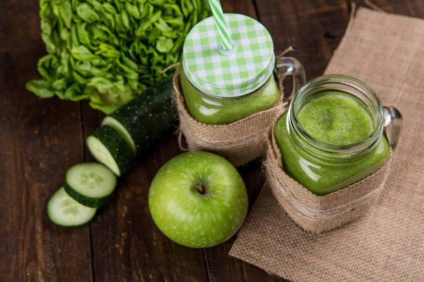 Apple, Cucumber and Spinach