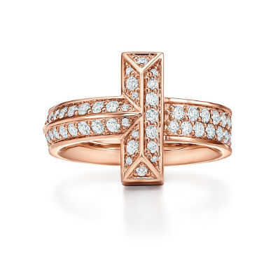 Tiffany & Co. TI Wide Diamond Ring