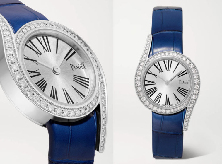 Piaget Limelight Gala 26mm 18k white gold, alligator and diamond watch