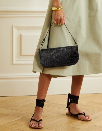 90s Shoulder Bag For Women Vegan Leather Crocodile Purse Classic Clutch  Handbag | Fruugo ZA