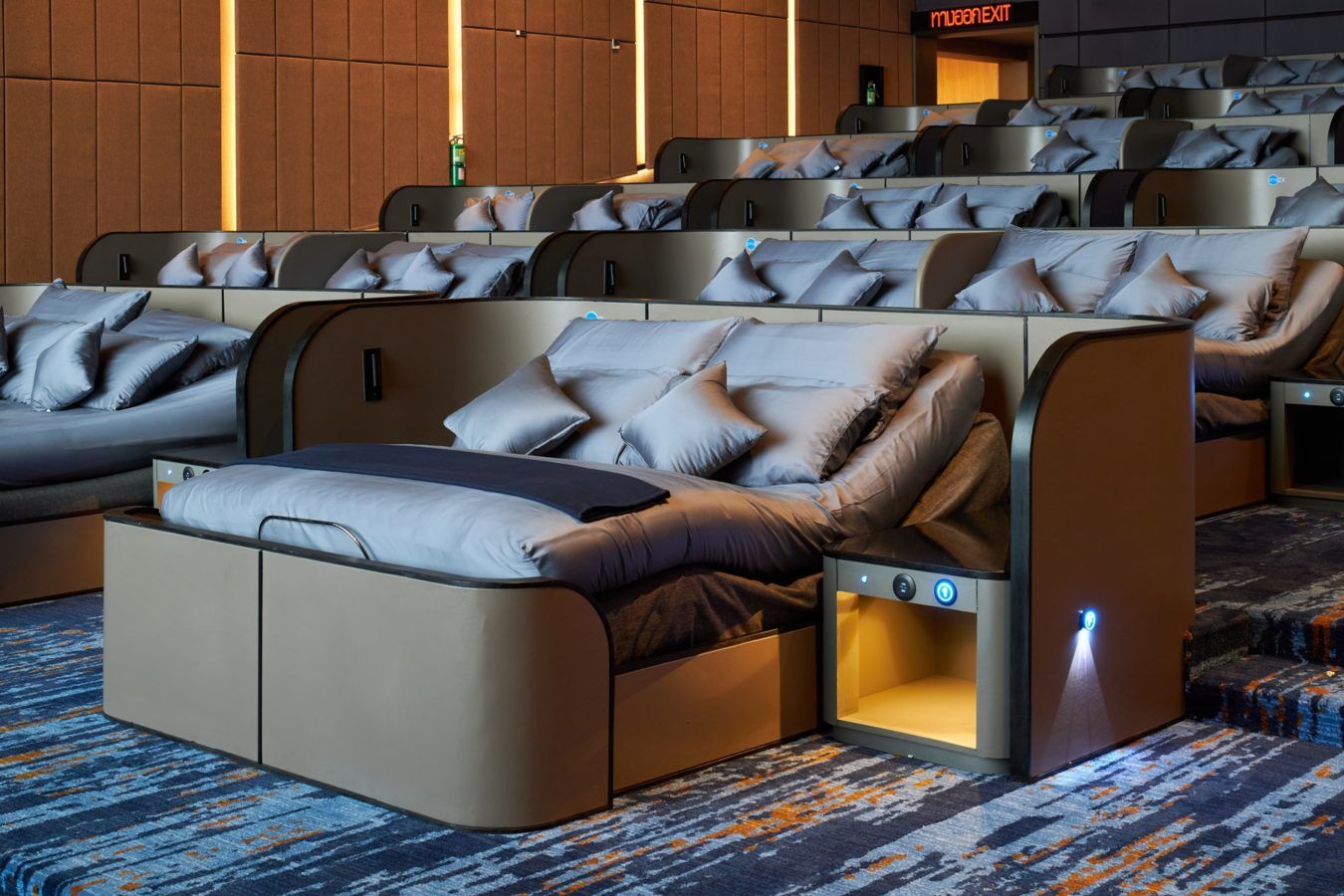 Experience a literal “bed cinema” with SF Cinema and Omazz
