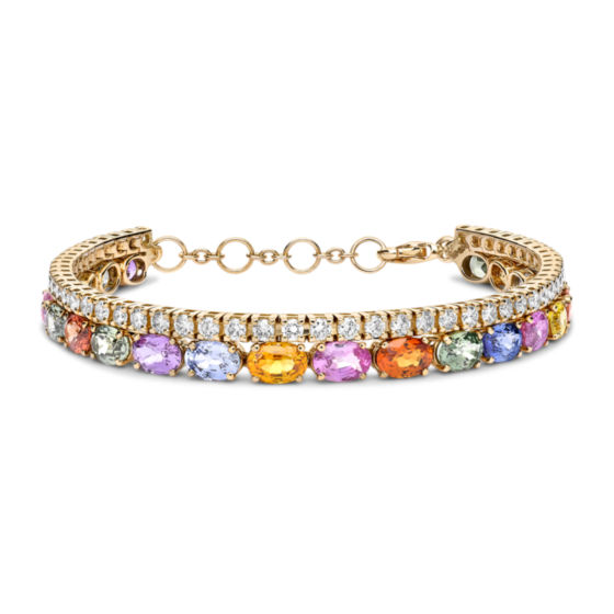 Pragnell's sapphire and diamond bracelet