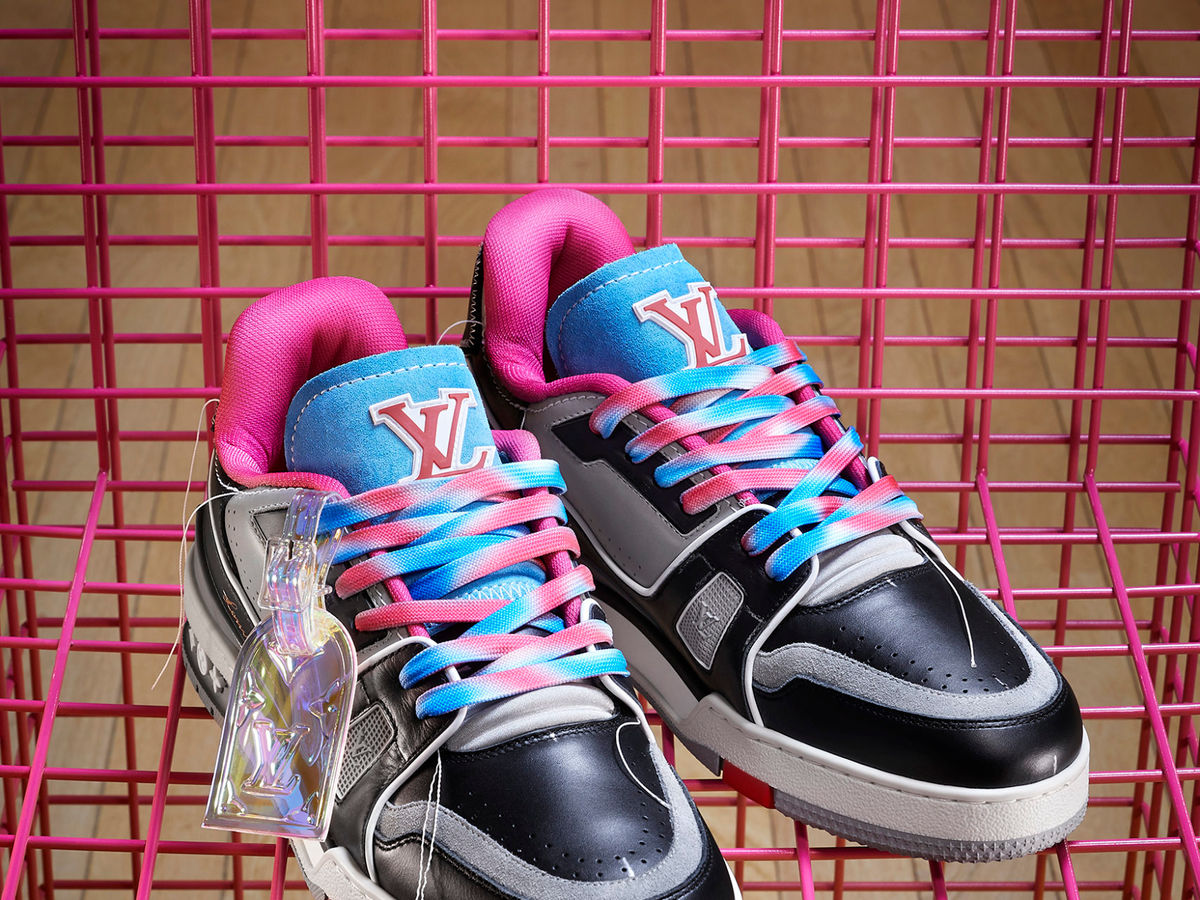 Sneak peek: Virgil Abloh's upcycled sneakers for Louis Vuitton