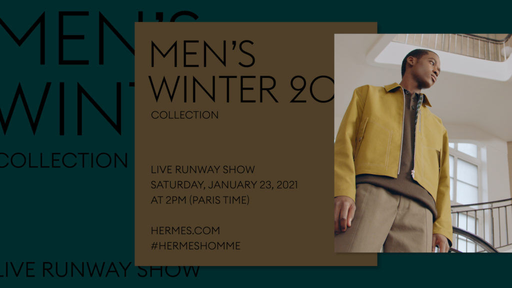 Livestream: Hermes Men’s Fall/Winter 2021 show live from Paris Fashion Week